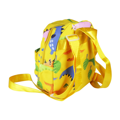 MOCHILA INFANTIL AMARELA ANIMAIS
