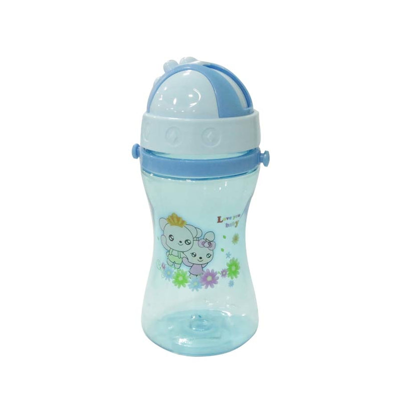 GARRAFA DE ÁGUA INFANTIL AZUL 420 ML