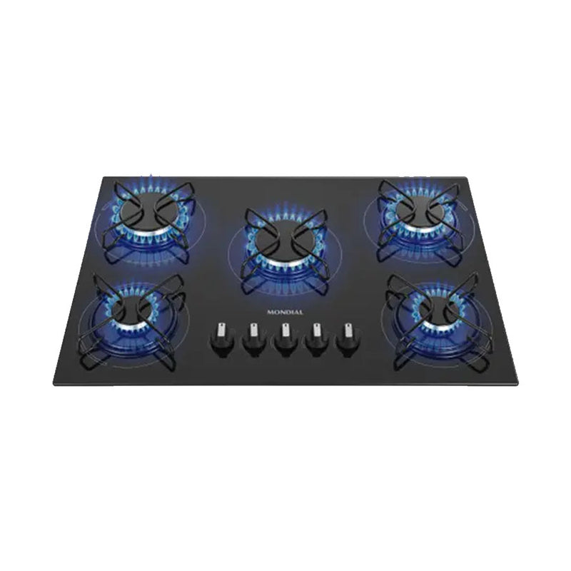 Fogão Cooktop 5 Bocas Mesa Vidro Mondial