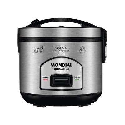 Panela Elétrica Mondial Pratic 6I 127V Preta Inox