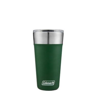 COPO TÉRMICO DE CERVEJA COLEMAN 600ML COM ABRIDOR VERDE