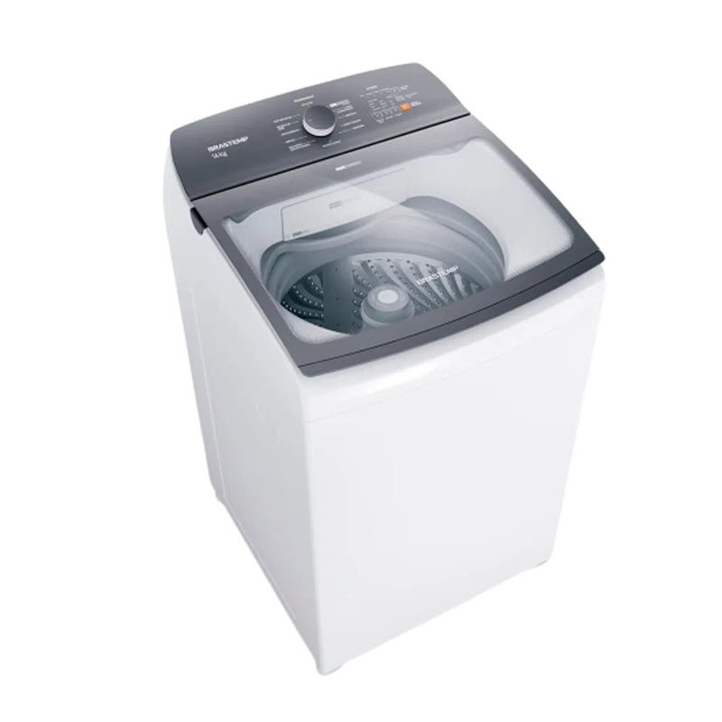 Máquina de Lavar Brastemp 14Kg branca com Ciclo Tira Manchas Advanced e Ciclo Antibolinha - BWK14AB • 110V