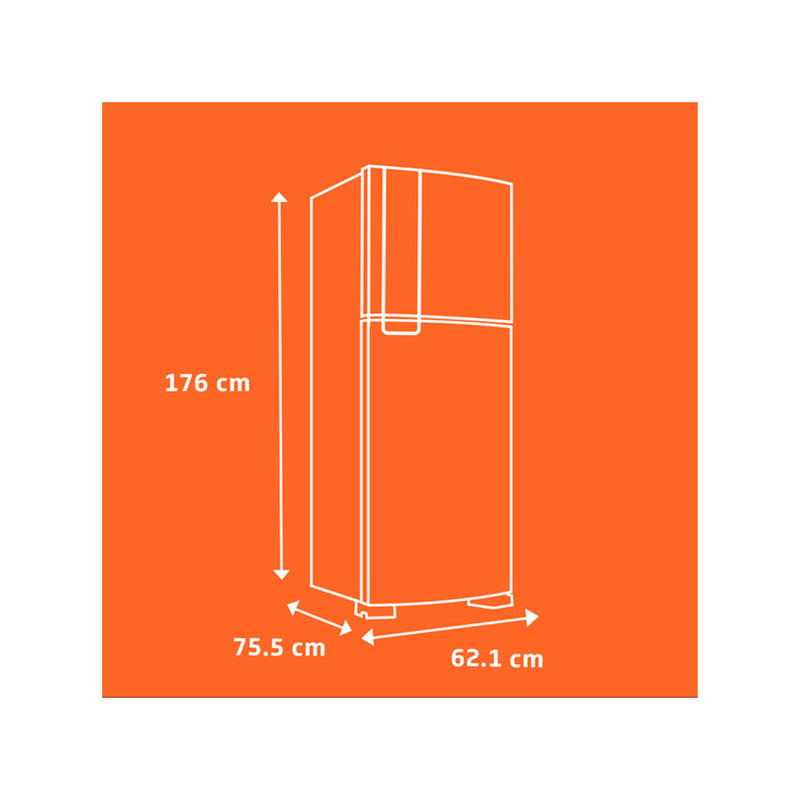Geladeira Frost Free Duplex 375L Adapt Painel Eletrônico 110 Volts