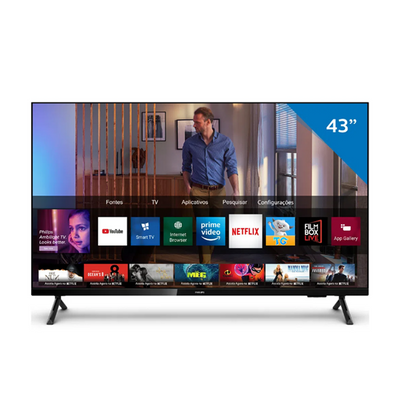 SMART TV PHILIPS 43” FHD BORDERLESS