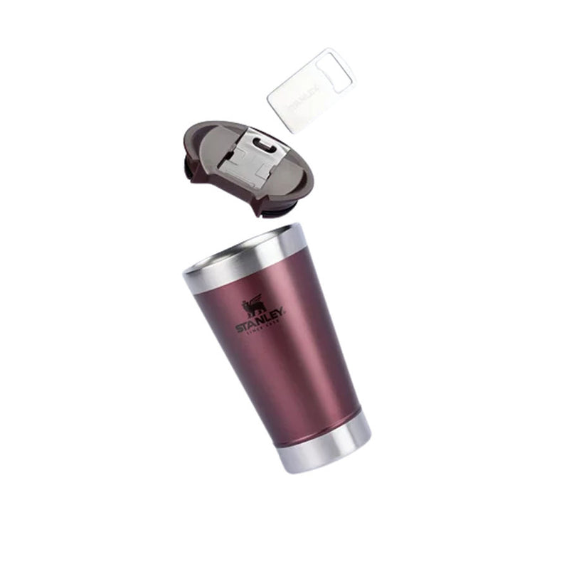 COPO TÉRMICO DE CERVEJA COM TAMPA STANLEY WINE 473ML