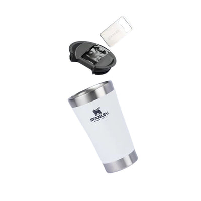 COPO TÉRMICO DE CERVEJA COM TAMPA STANLEY POLAR 473ML