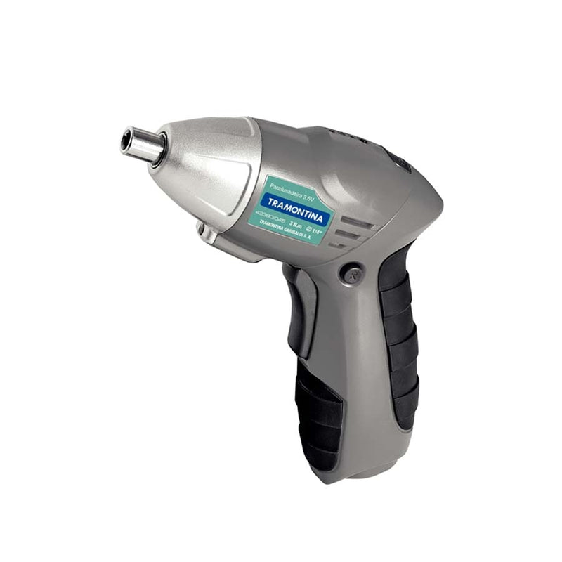 Parafusadeira 1/4"" 46 Peças Tramontina para Uso Doméstico a Bateria Ni-Cd 3,6 V com Maleta