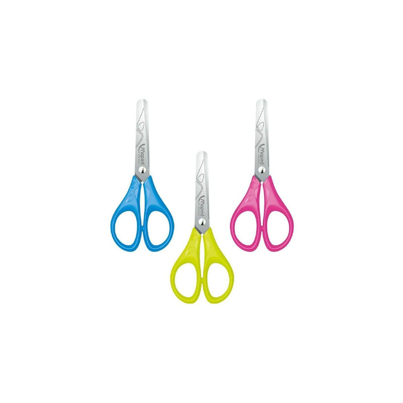 Tesoura Escolar 13cm Pulse Jacaré Maped - Cores Sortidas - 464210