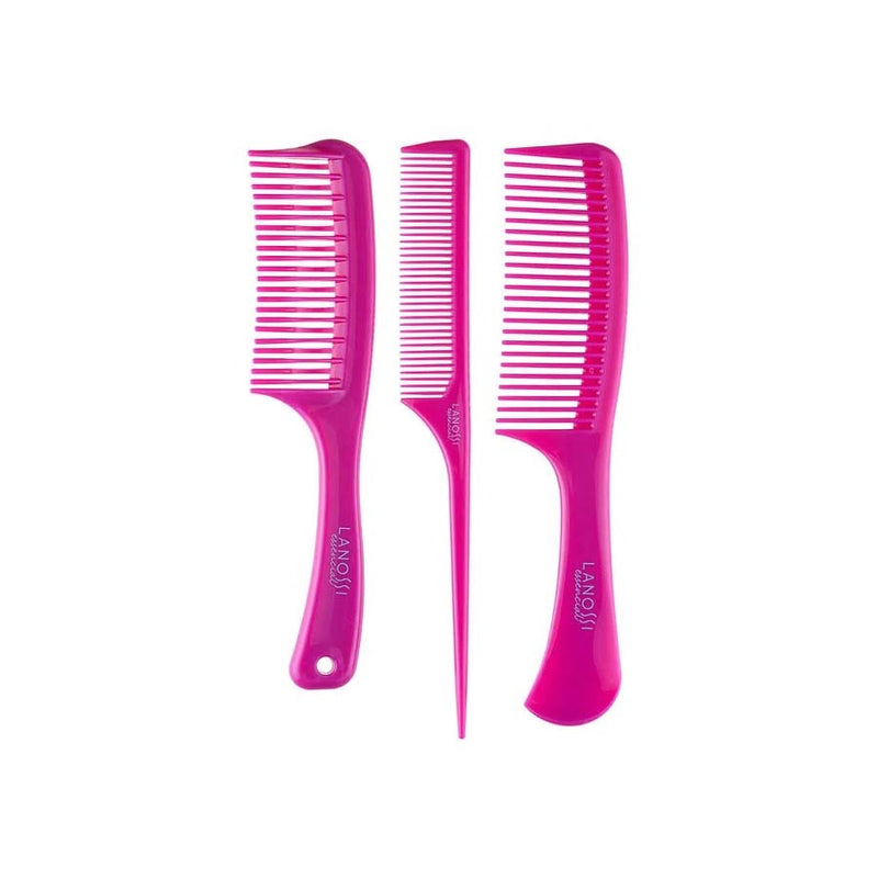 KIT DE PENTE LANOSSI ESSENCIAL ROXO COM 3 UNIDADES