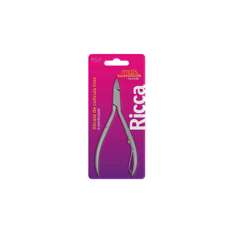 Alicate para Cuticula Inox - Ricca
