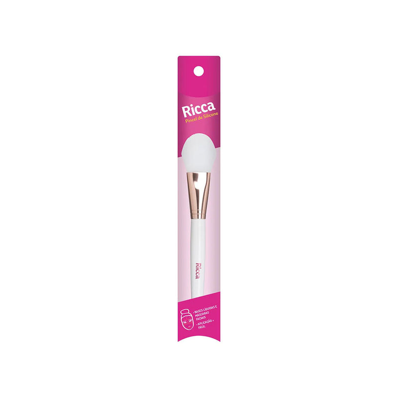 Pincel de Maquiagem Silicone Ricca