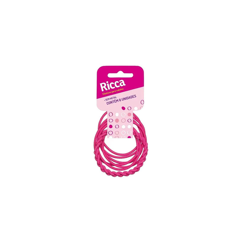 Elastico Ricca 2MM Trançado Rosa