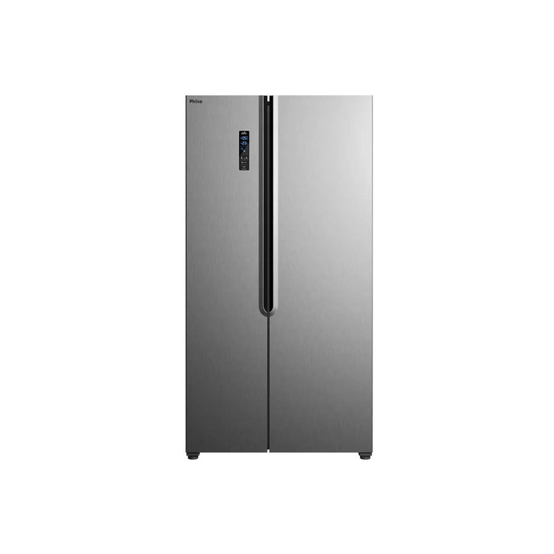 REFRIGERADOR PHILCO 437 LITROS PRF533I SIDE BY SIDE ECO INVERTER CINZA