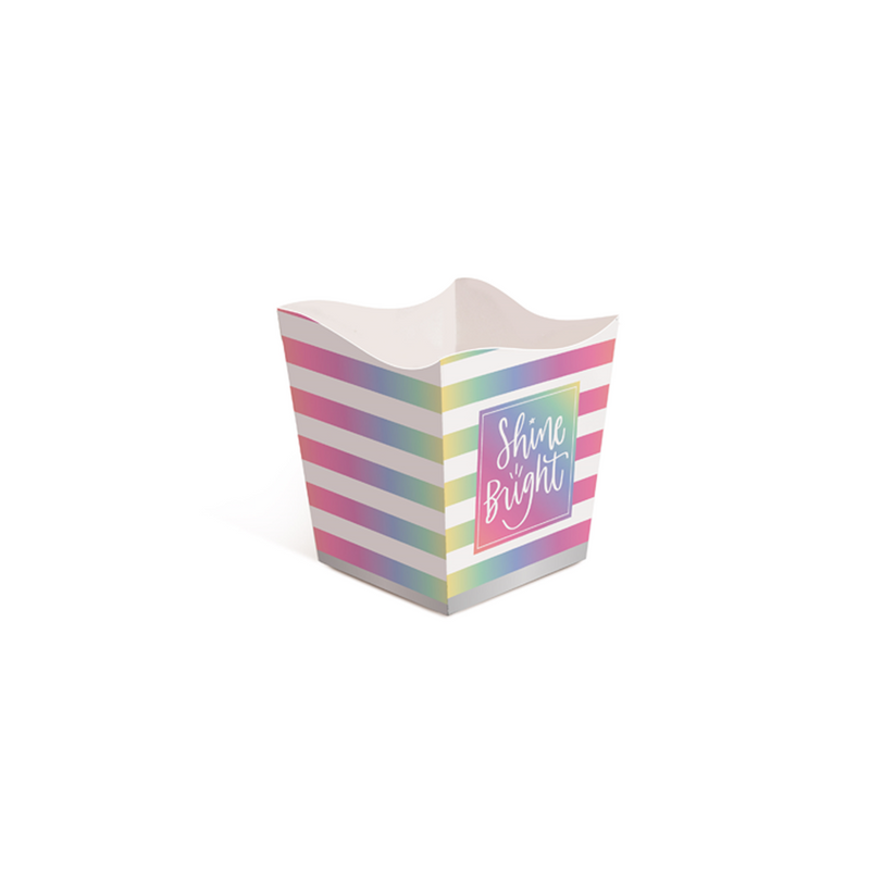 CACHEPOT FESTA GALAXIA 9,5X9,5X9,5 PACOTE COM 8 UNIDADES