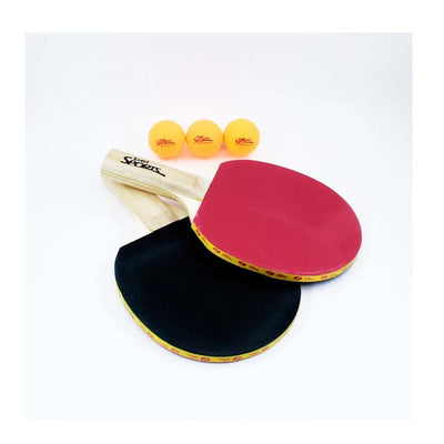 Kit Tênis de Mesa 2 Raquetes + 3 Bolinhas n°40 Bel