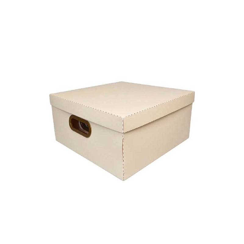 Caixa Organizadora Linho Grande 35x35x16cm - Dello
