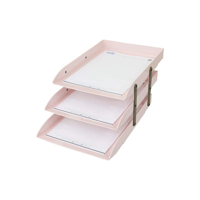 Caixa Correspondência Tripla Rosa - Articulável Dello 3044W.0004.