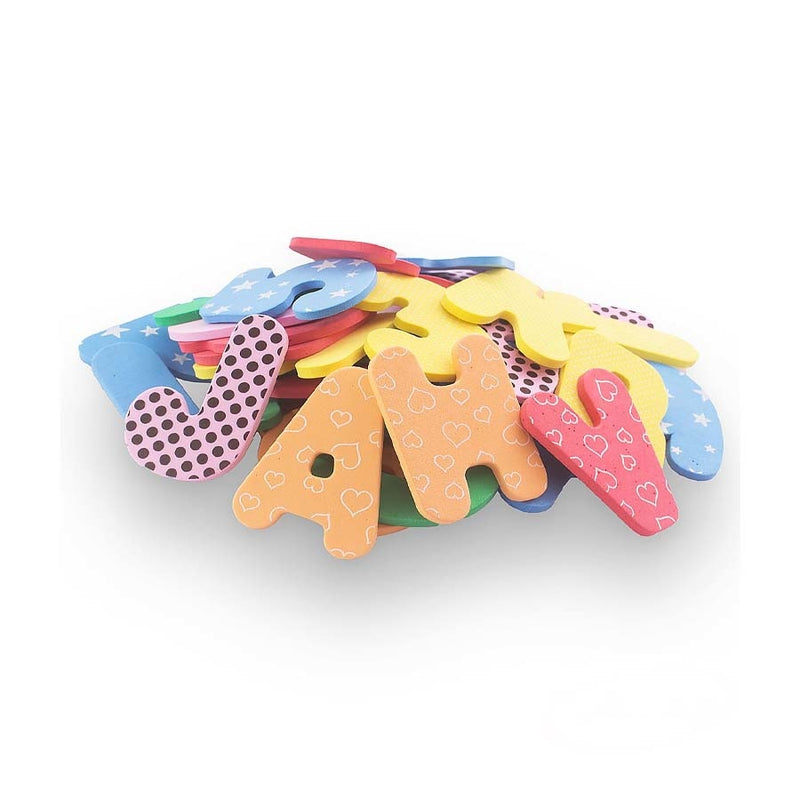 ALFANUMÉRICOs de eva 8 CM X 5 MM DECORADO