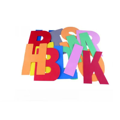 Letras de Eva 31 Peças Gigantes Abc 21cm - Evamax