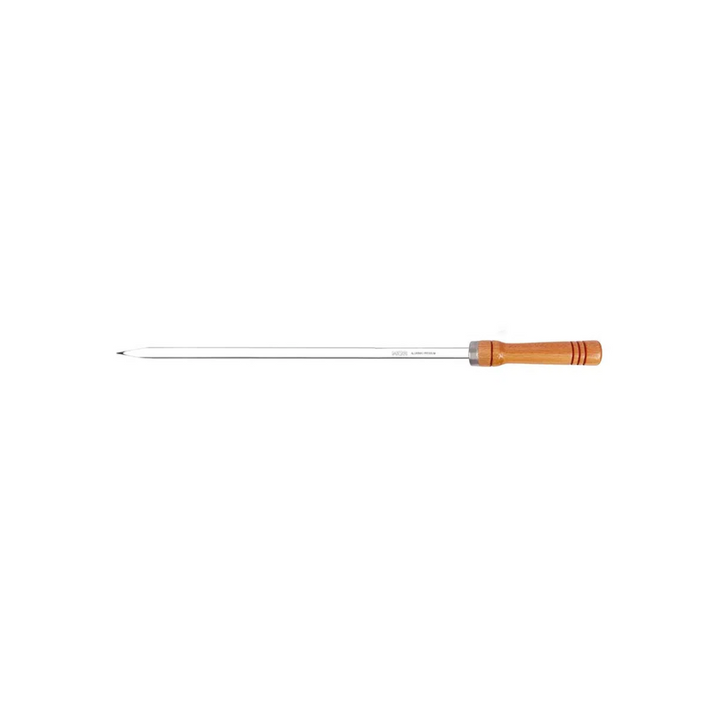 ESPETO ALUMÍNIO SIMPLES PARA CHURRASCO 80CM