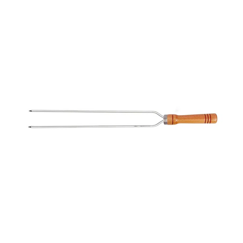 ESPETO ALUMÍNIO DUPLO PARA CHURRASCO 80CM