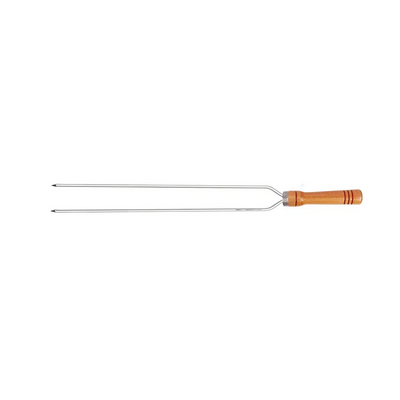 ESPETO ALUMÍNIO DUPLO PARA CHURRASCO 90CM