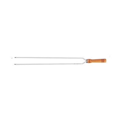 ESPETO PARA CHURRASCO ALUMÍNIO DUPLO 1 M