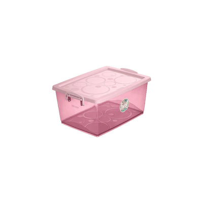 MINI Organizador com Trava e Alça RosÊ 400ml Bel Ordene