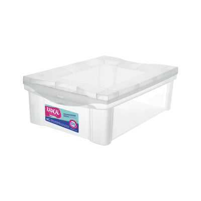 Organizador Plástico 13,5 Litros Cristal - Ordene