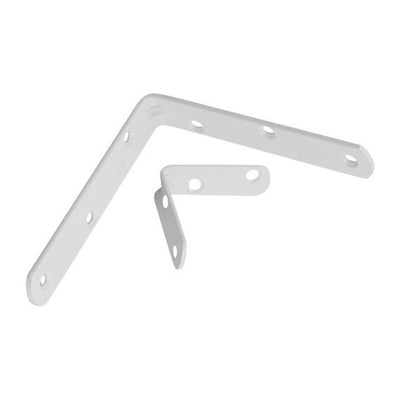 CANTONEIRAS BRANCAS COM ABAS IGUAIS 50MM COM 4 UNIDADES - BEMFIXA-6403