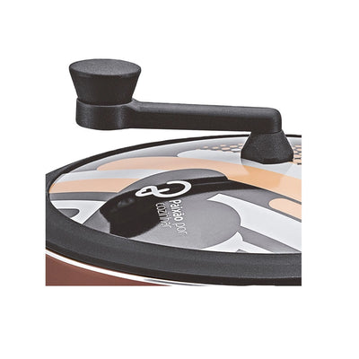Pipoqueira Antiaderente Marrom Premium - PANELUX