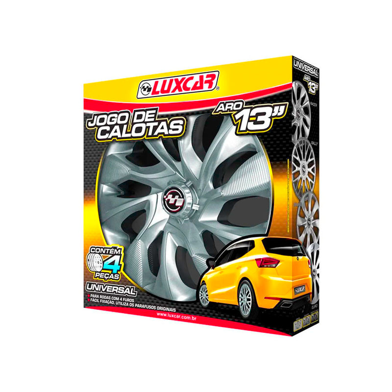 Jogo de Calotas Luxcar Universal Aro 13