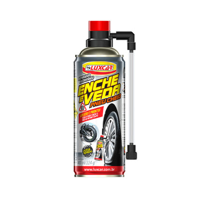 Reparador Instantâneo Enche e Veda Pneu Cheio Luxcar