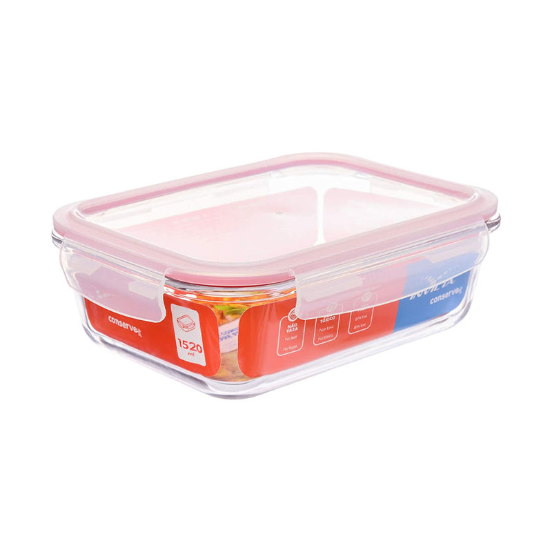 Pote de Vidro Tampa Hermética 1,5L - Invicta