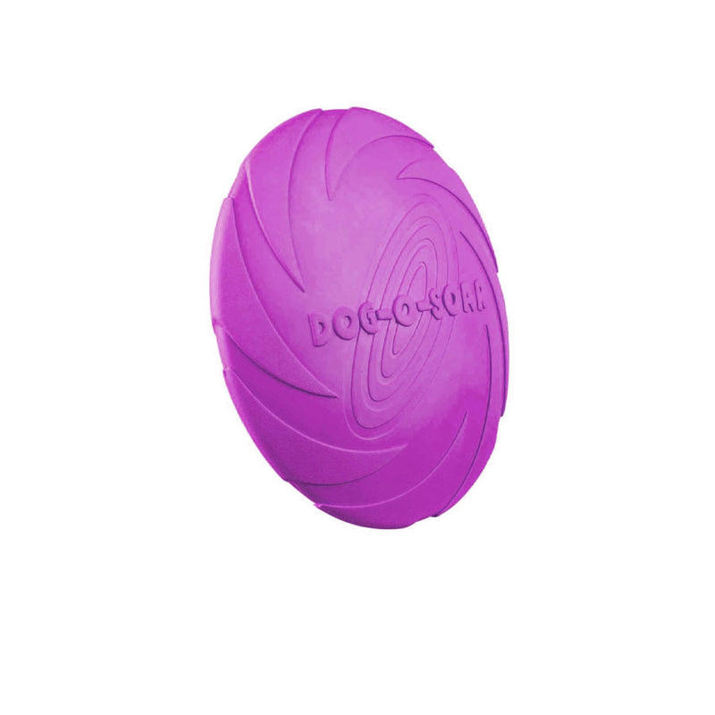 Brinquedo de Borracha Disco Roxo 15cm