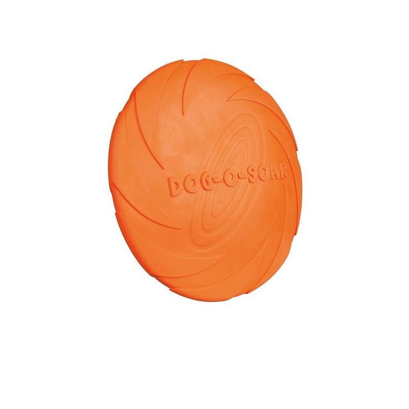 Disco de Borracha para Pet Laranja 15cm