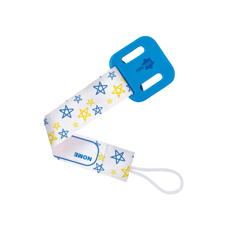 PRENDEDOR DE CHUPETA COLOR FITA AZUL - NEOPAN