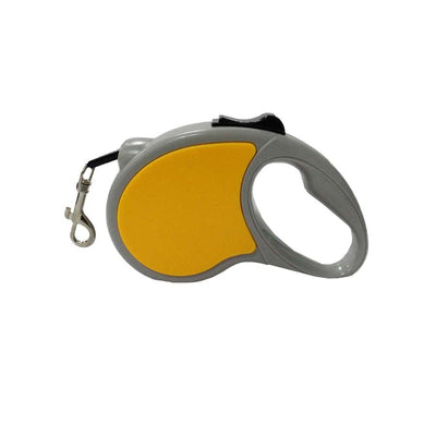 GUIA RETRÁTIL PARA PETS CINZA E AMARELO 3M SZ-0001