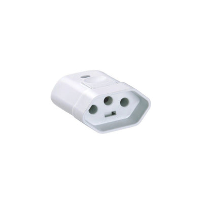 Plugue Femea 2p+t 10a 250v