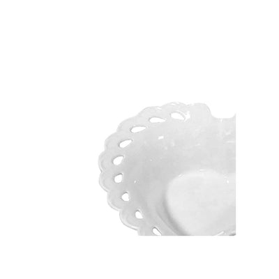 TRAVESSA CORAÇÃO EM PORCELANA 24X23 CM - FULL FIT