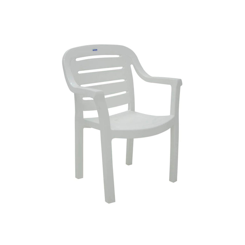 Cadeira Tramontina Miami Encosto Horizontal em Polipropileno Branco