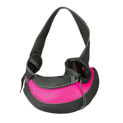 Bolsa de Transporte para Pet Mochila Transversal - Rosa