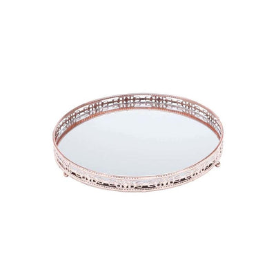 Bandeja Espelhada Cobre 30,2x30,3x5,5 cm