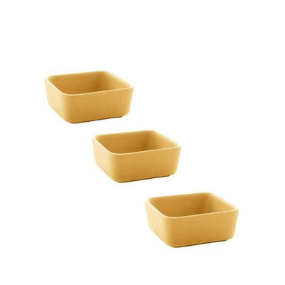 Jogo de bowls Bon Gourmet Nórdica 9x9x4cm 3 peças amarelo