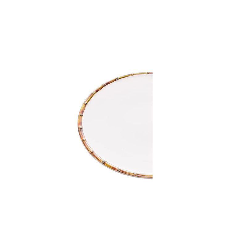 Sousplat em Melamina Bambu 33cm branco