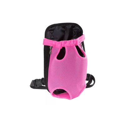 Mochila para Transporte de Pet Rosa Tam G