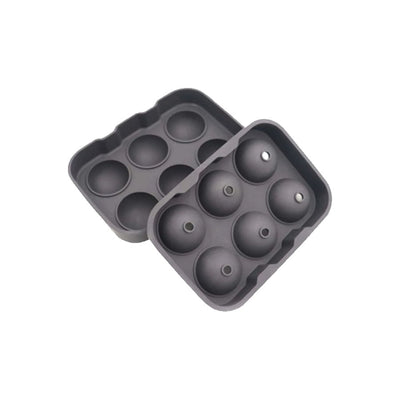 Forma de Silicone Preto para Gelo Redondo - SIL 028