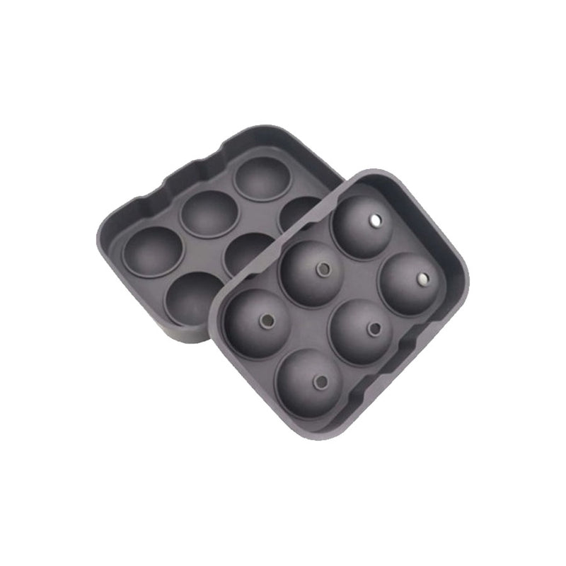 Forma de Silicone Preto para Gelo Redondo - SIL 028
