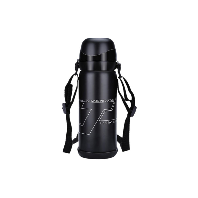 Garrafa Térmica e Squeeze Vacuum Pot - 800 ML -BZ 0002 - Preto
