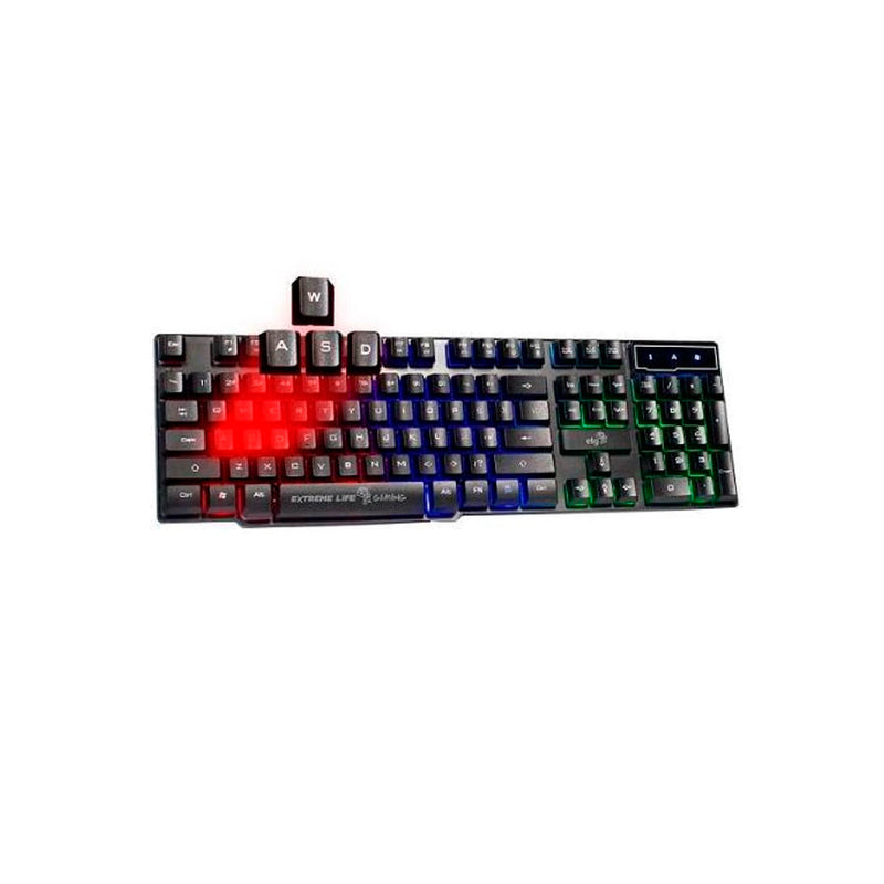 Teclado gamer black shield tgbs elg